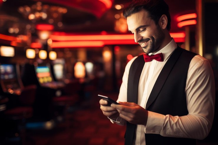 Antarmuka aplikasi jap777 di layar ponsel Android menampilkan menu sportsbook dan live-dealer tables